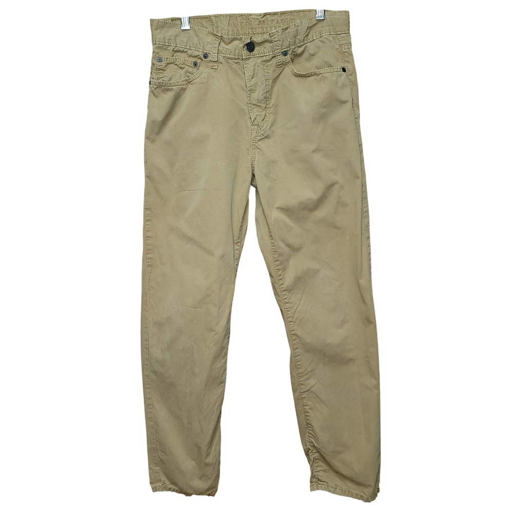 American Eagle Men's Slim Straight Chino Jean Pants 28/30 Minimalist School Work